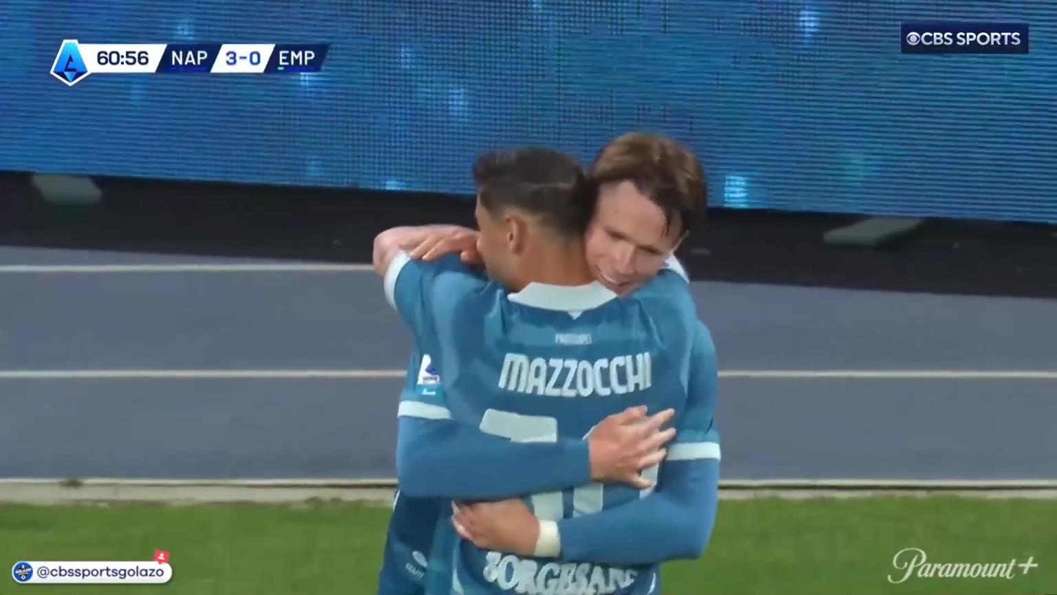 無敵雙響炮！麥克托米奈甩頭破門梅開二度！盧卡庫(kù)傳中送助攻！